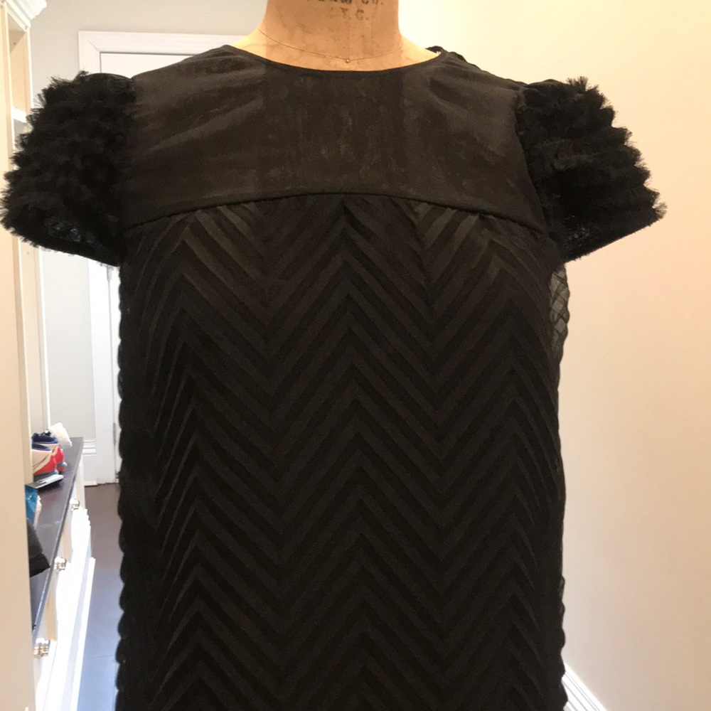 See by Chloe black mini dress size 4